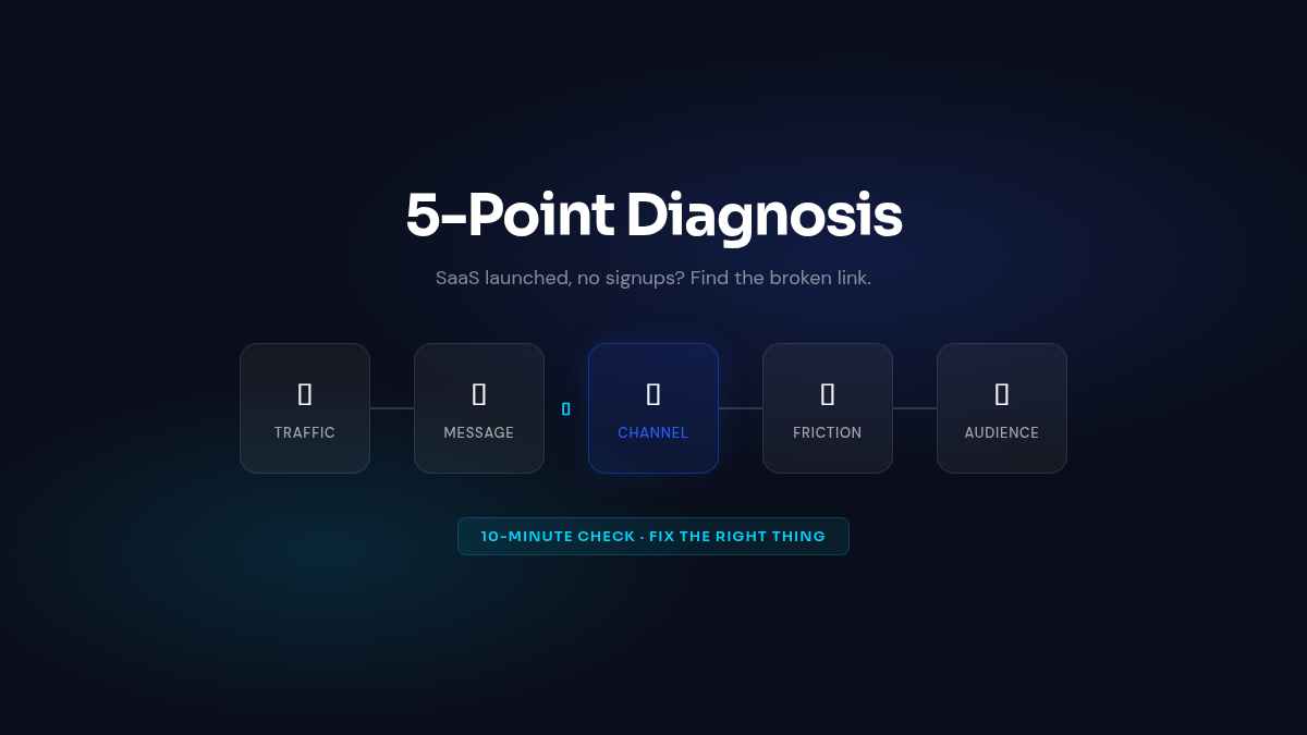 SaaS Launched, No Signups