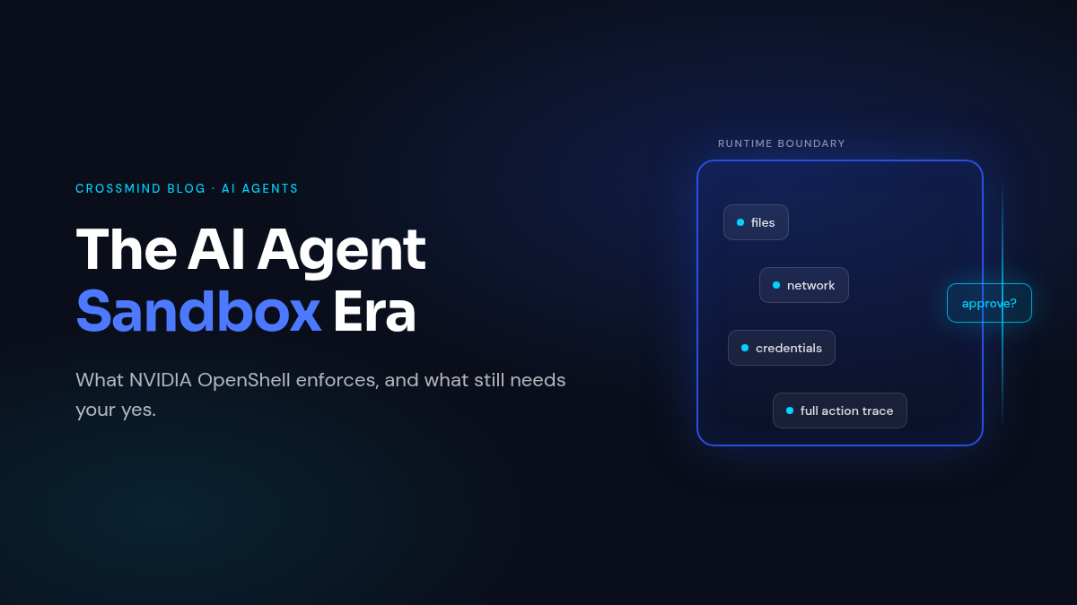 AI agent sandbox: what NVIDIA OpenShell enforces and what stays with the owner