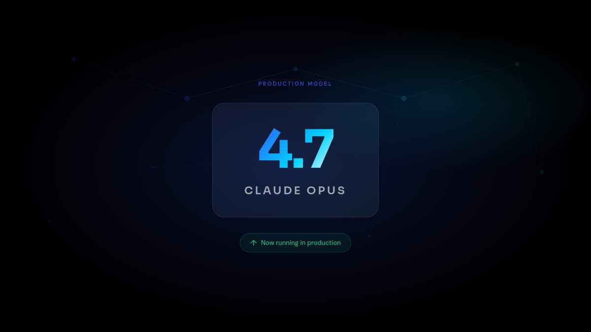 Opus 4.7 is live in CrossMind production